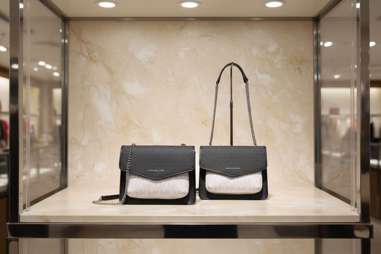 MICHAEL KORS REGINA MEDIUM FLAP CONVERTIBLE CHAIN SHOULDER BAG/CROSSBODY
