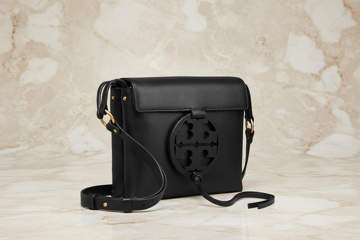 TORY BURCH MILLER CROSSBODY - BLACK