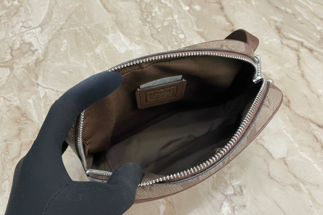 COACH PACE BODY BAG / BELTBAG - SIGNATURE BROWN