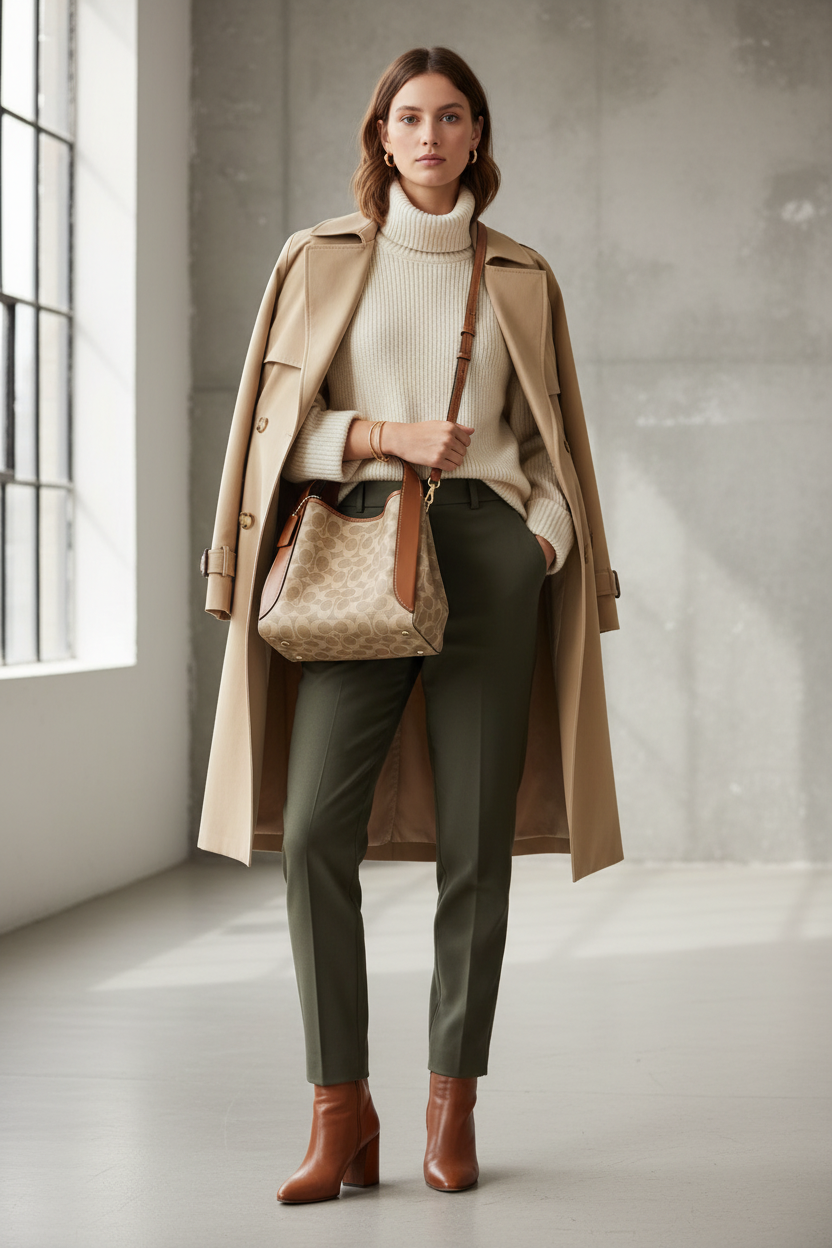 COACH HADLEY HOBO 21 - SIGNATURE CANVAS TAN RUST