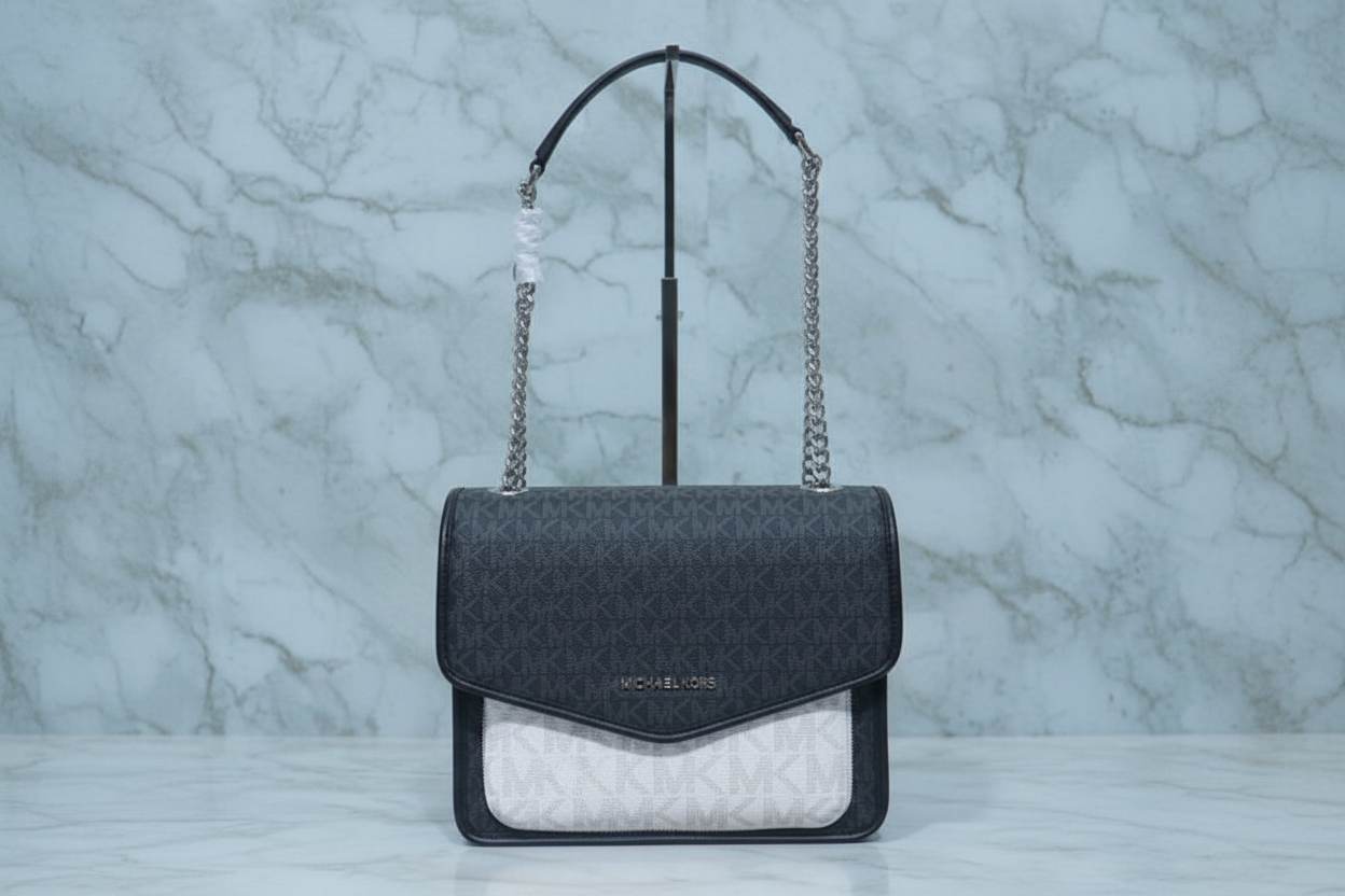 MICHAEL KORS REGINA MEDIUM FLAP CONVERTIBLE CHAIN SHOULDER BAG/CROSSBODY