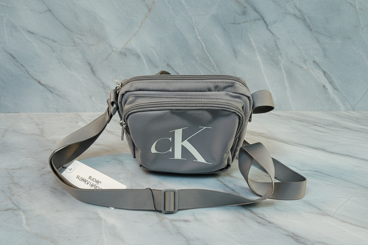 CALVIN KLEIN SPORT ESSENTIAL CAMERA BAG 17 - GRAY