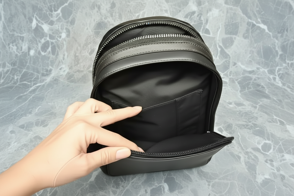 COACH GRAHAM SLINGPACK - BLACK LEATHER