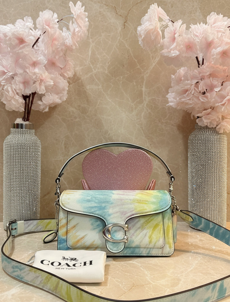 COACH TABBY 20 TIE DYE PRINT SHOULDER BAG/CROSSBODY BAG