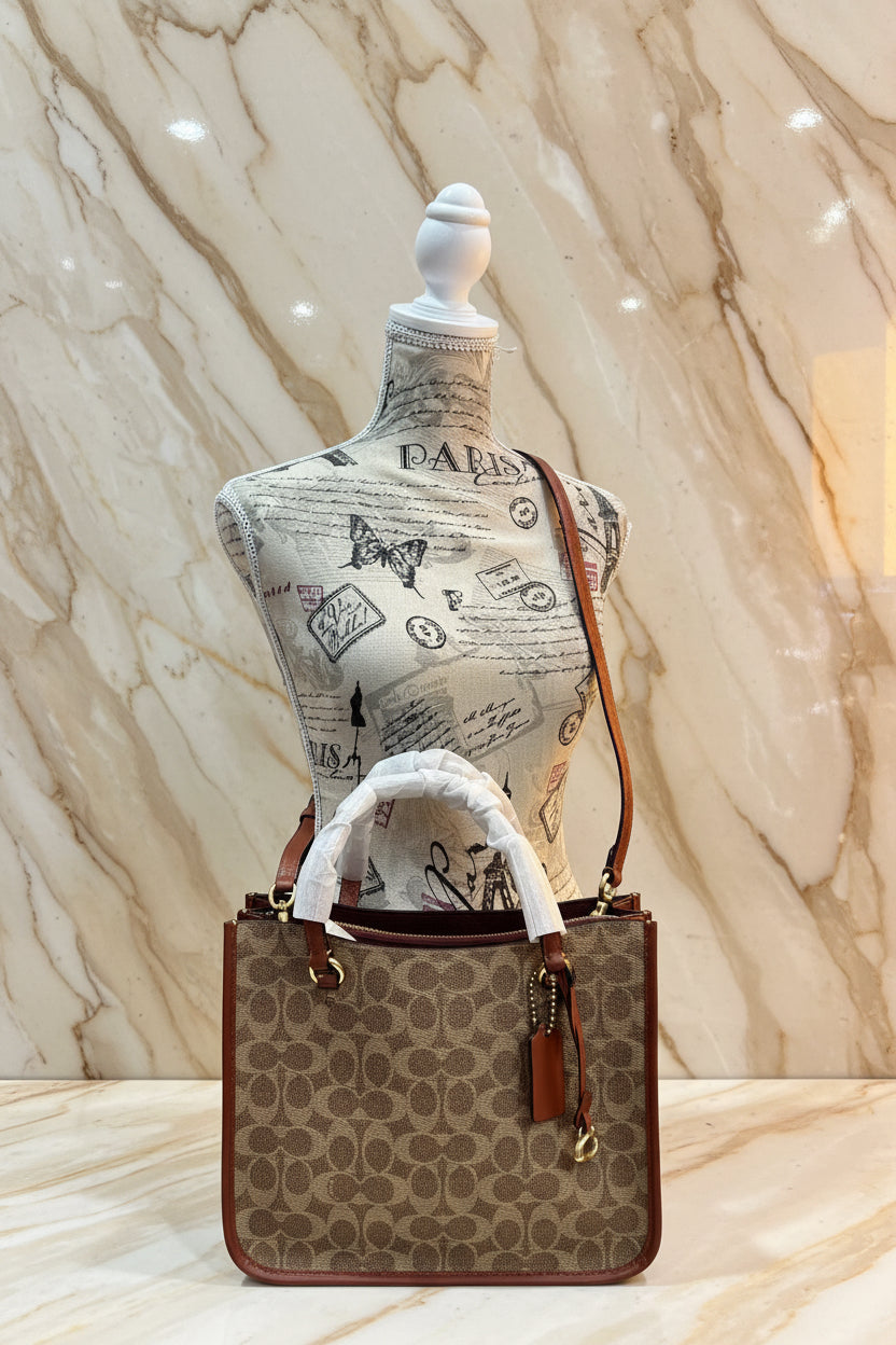COACH TYLER CARRYALL 28 IN SIGNATURE CANVAS