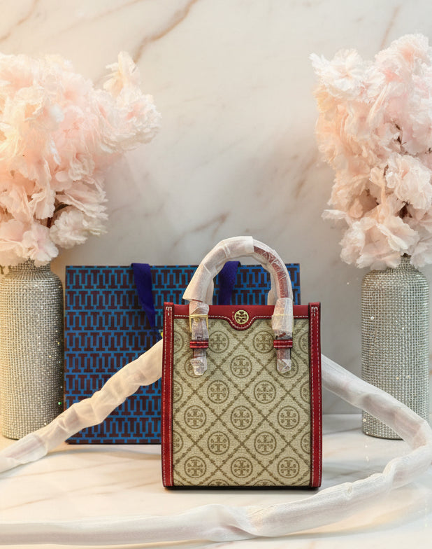 SALE‼️‼️TORY BURCH MINI JACQUARD T MONOGRAM TOTE -