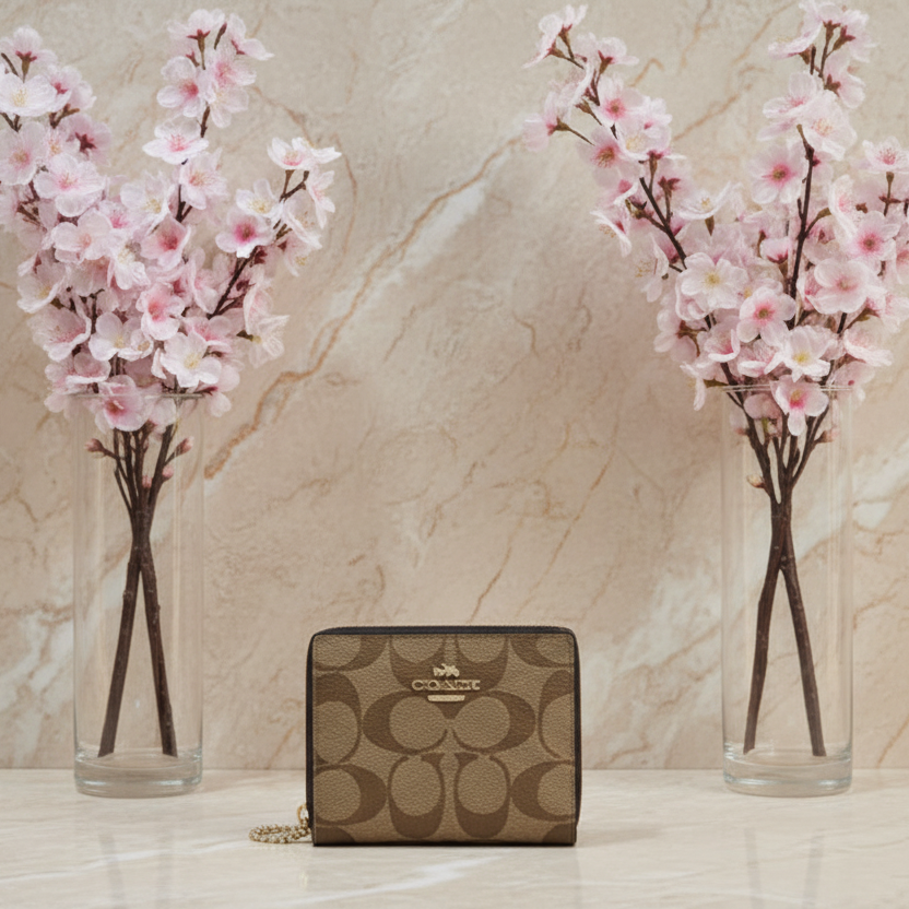 COACH SMALL SNAP BIFOLD WALLET