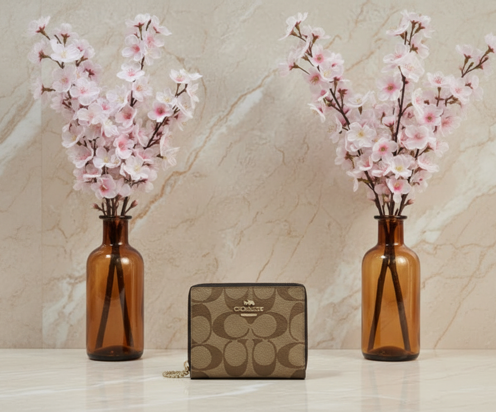 COACH SMALL SNAP BIFOLD WALLET