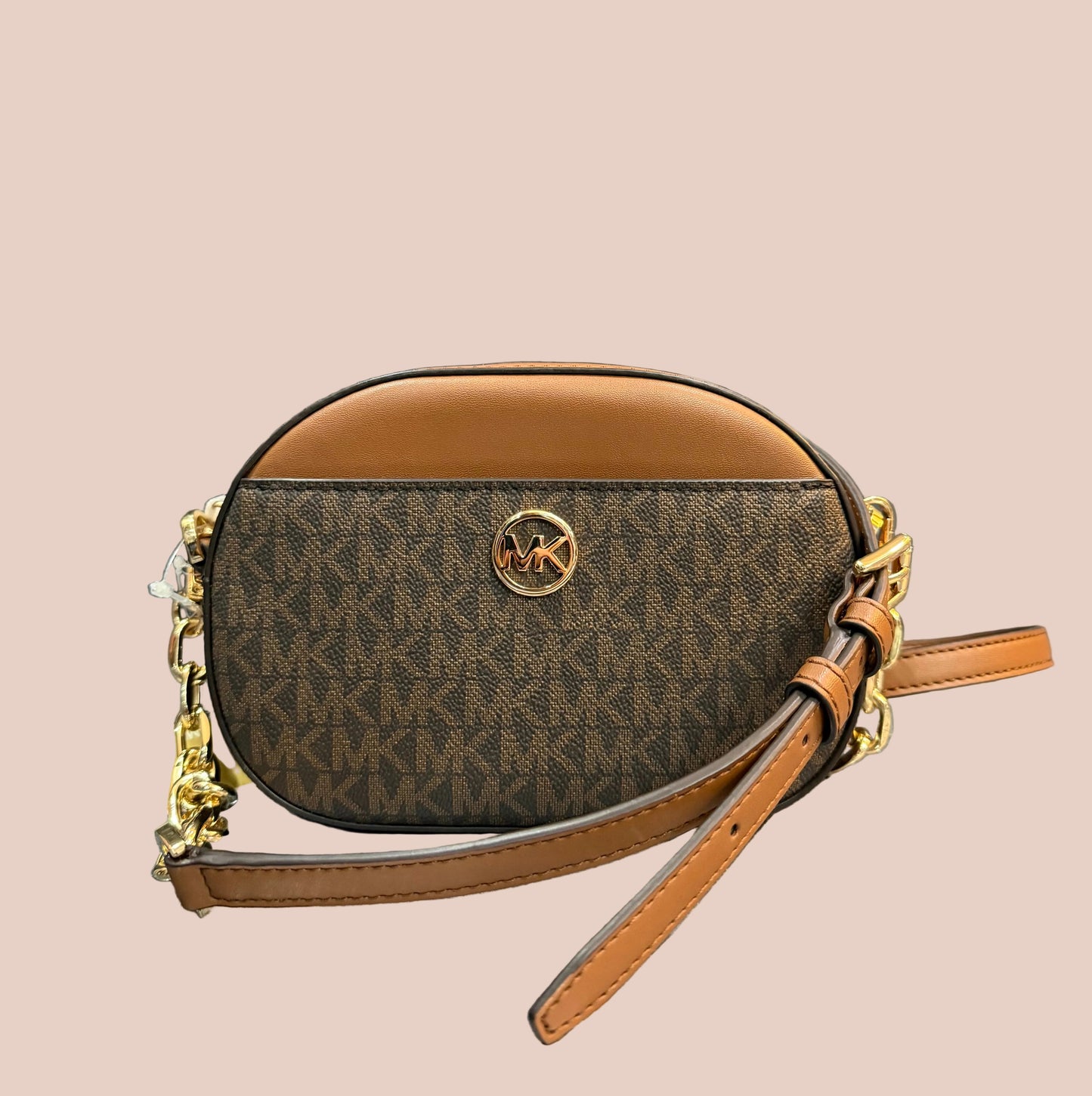 MICHAEL KORS GLAM OVAL CROSSBODY