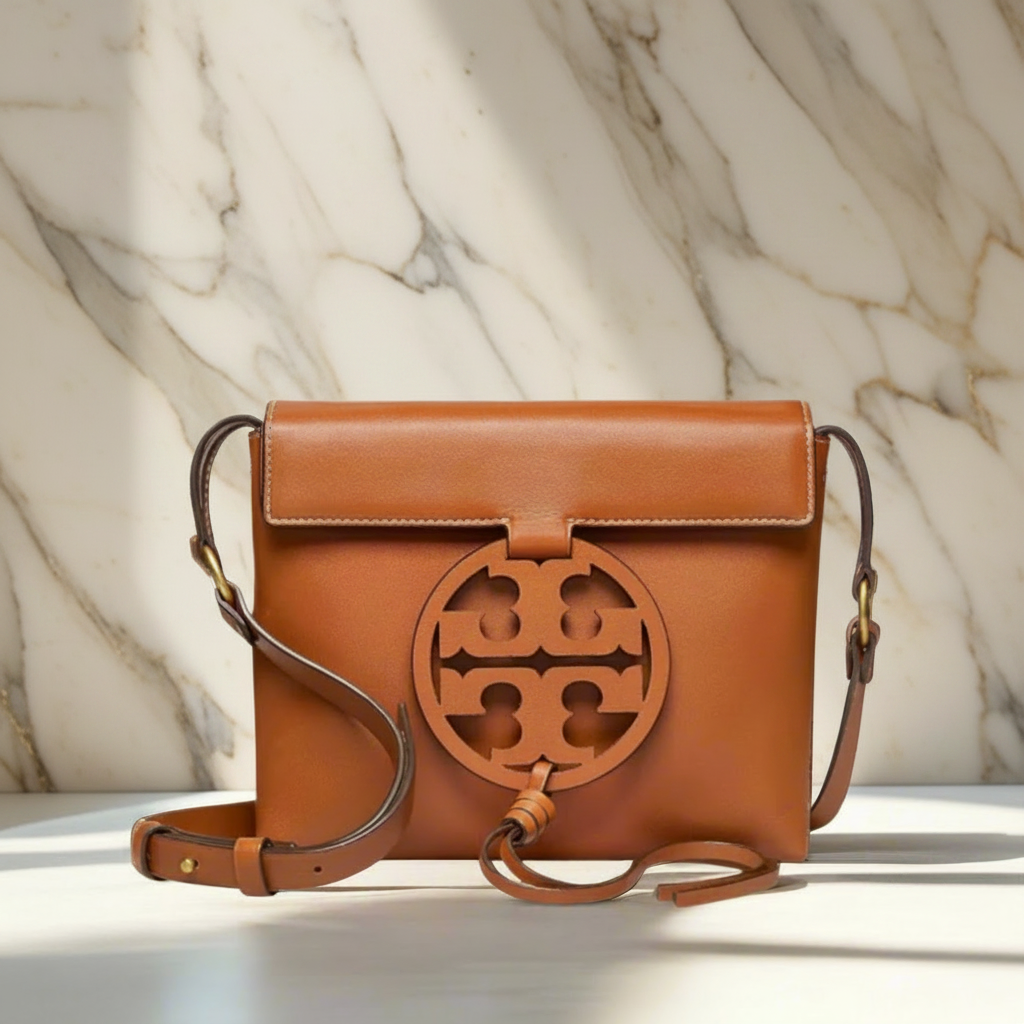 TORY BURCH MILLER CROSSBODY -  BROWN