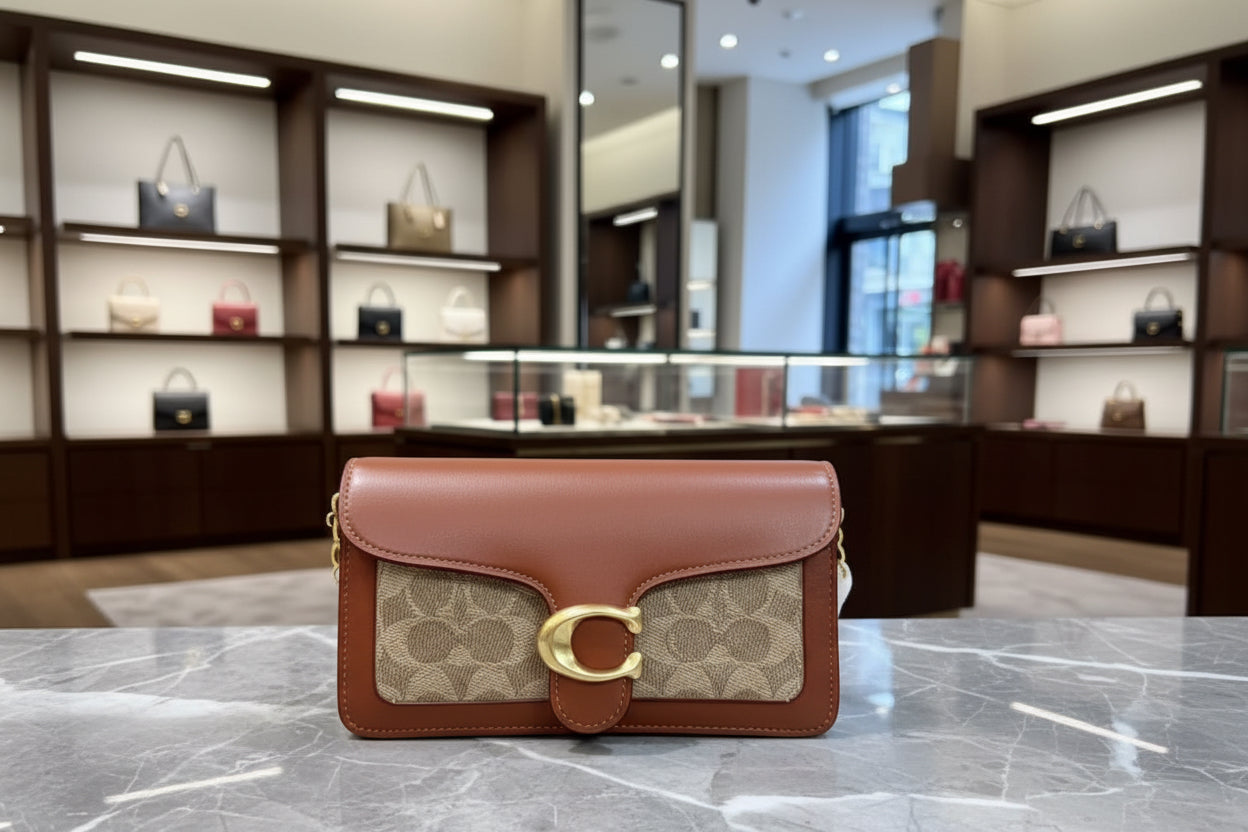 Coach Tabby Chain Clutch In Signature Canvas 21