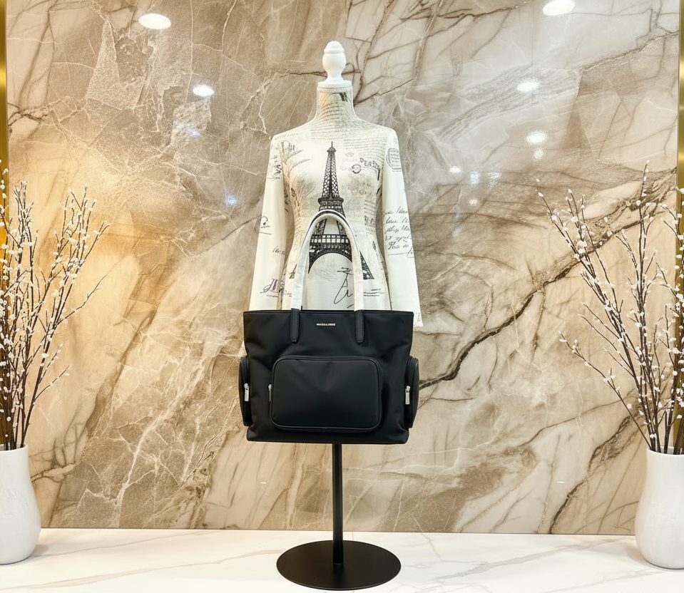 حقيبة مايكل كورس كاي للكمبيوتر المحمول - كبيرة - سوداء