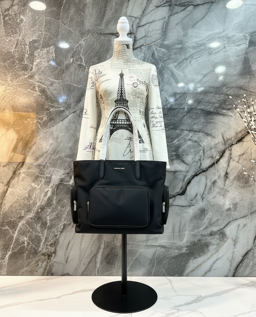 حقيبة مايكل كورس كاي للكمبيوتر المحمول - كبيرة - سوداء