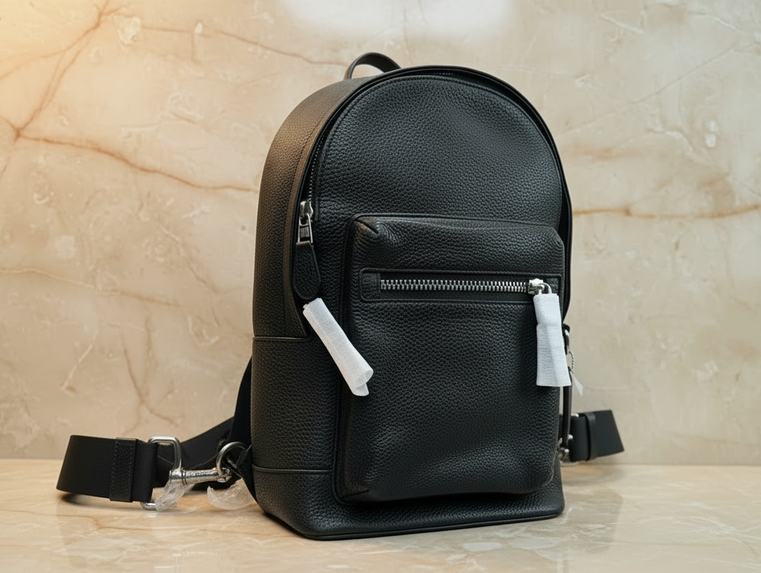 COACH WEST PACK REFINED PEBBLE LEATHER