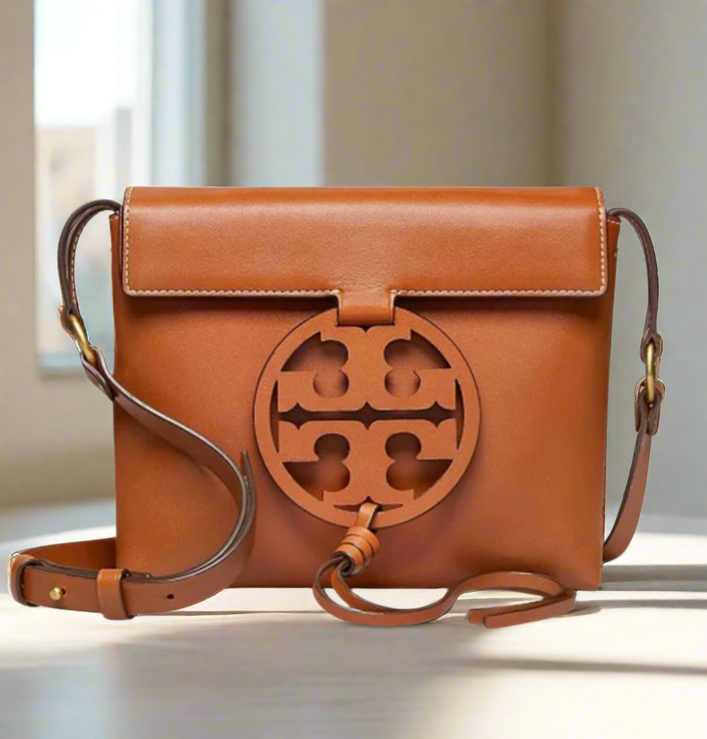 TORY BURCH MILLER CROSSBODY -  BROWN