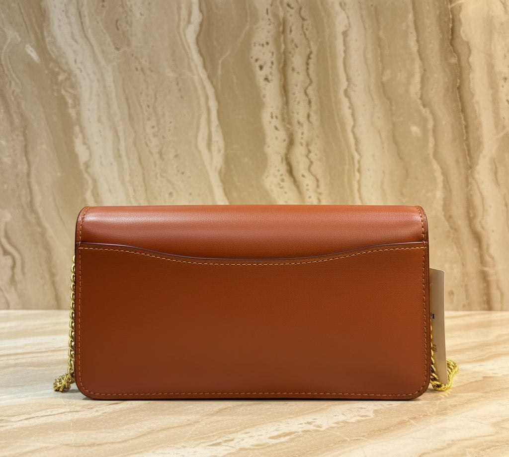 Coach Tabby Chain Clutch In Signature Canvas 21