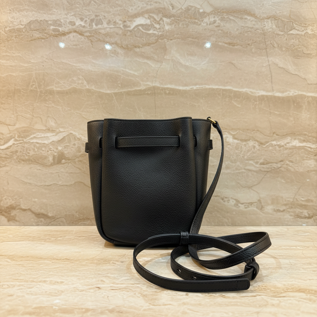 TORY BURCH MINI ROMY CROSSBODY - BLACK