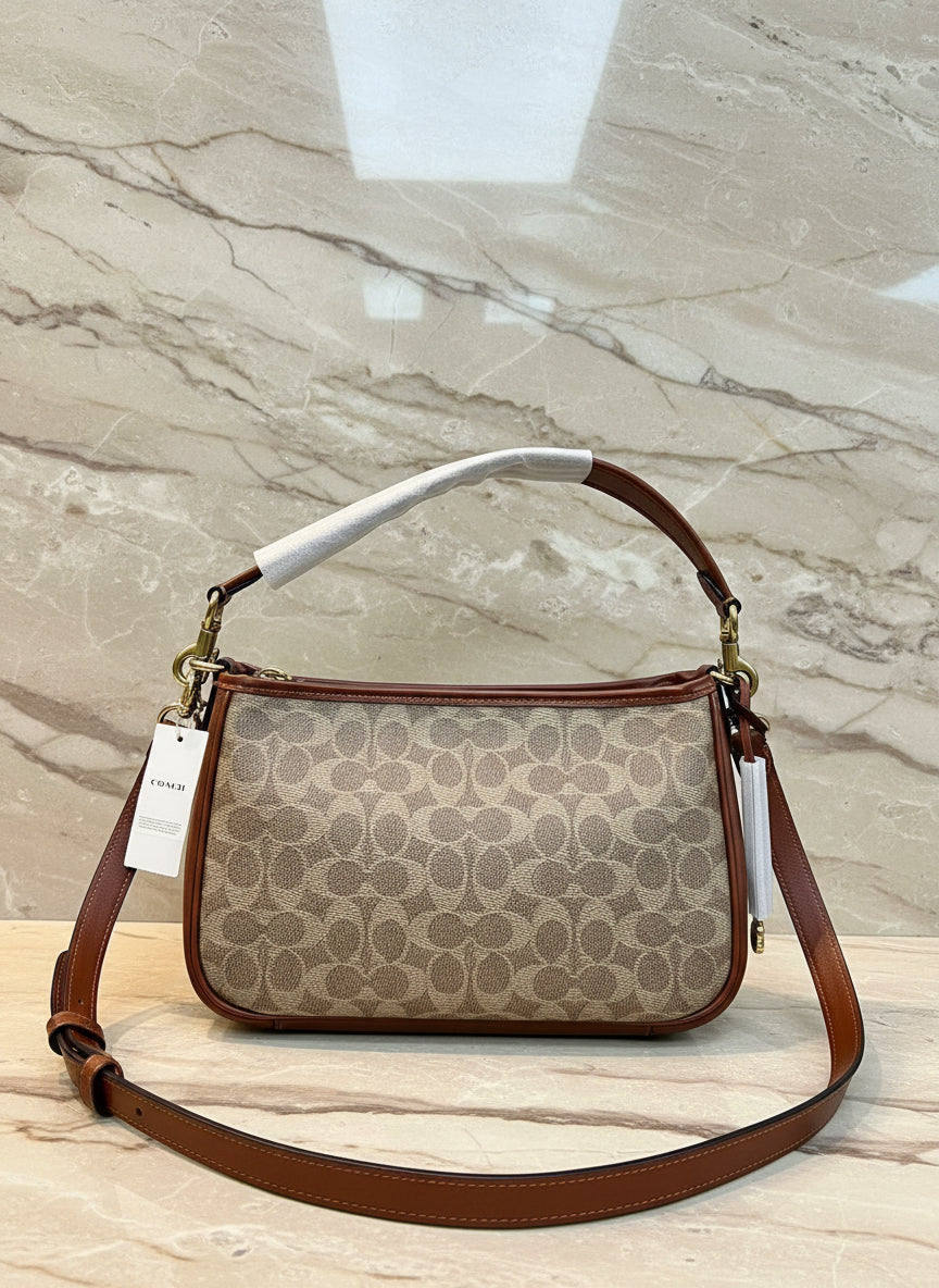 COACH CARY SHOULDER BAG/CROSSBODY BAG IN SIGNATURE CANVAS