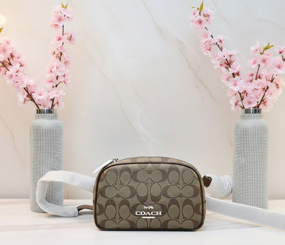 COACH PACE BODY BAG / BELTBAG - SIGNATURE BROWN