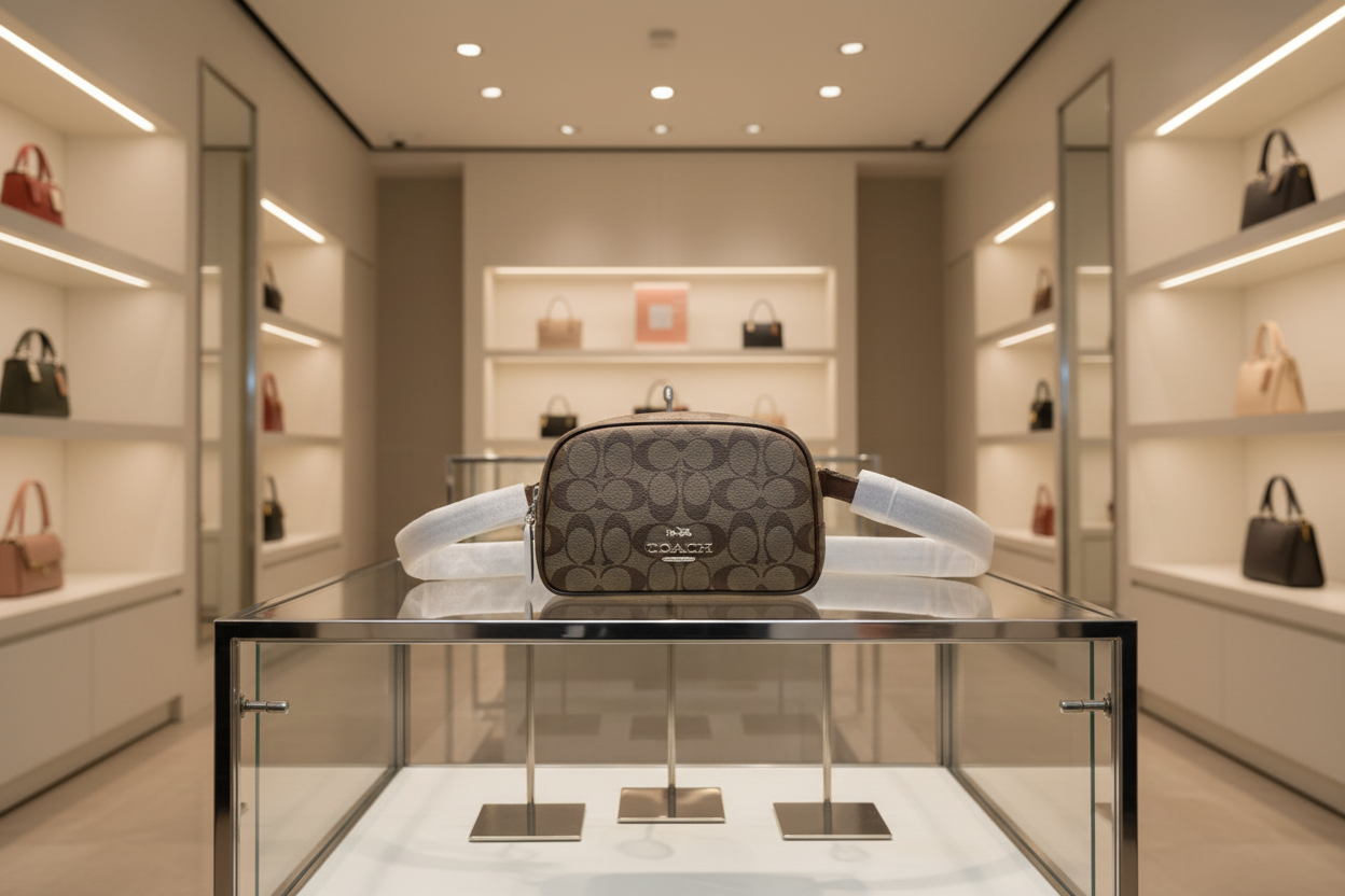 COACH PACE BODY BAG / BELTBAG - SIGNATURE BROWN