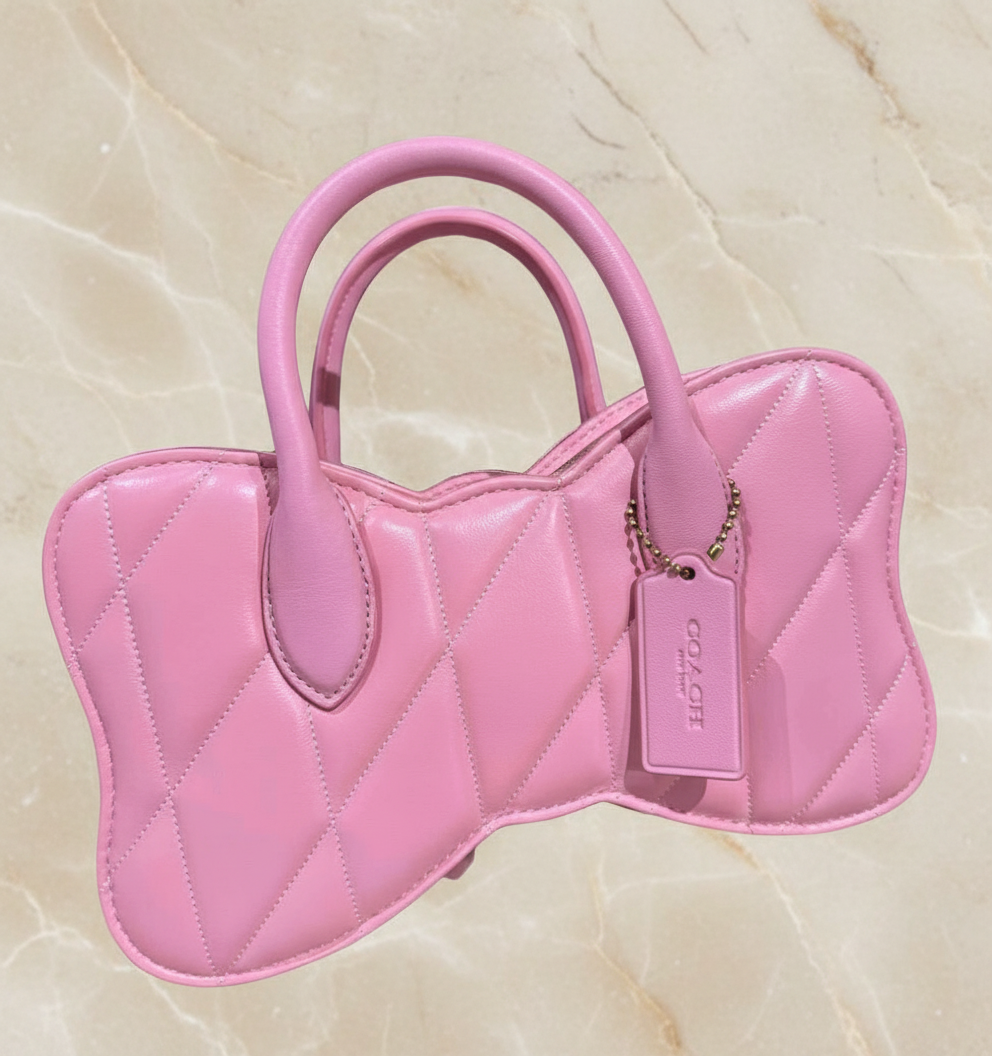 COACH BOW SATCHEL WITH QUILTING