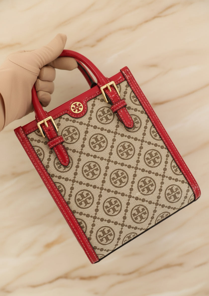 SALE‼️‼️TORY BURCH MINI JACQUARD T MONOGRAM TOTE -