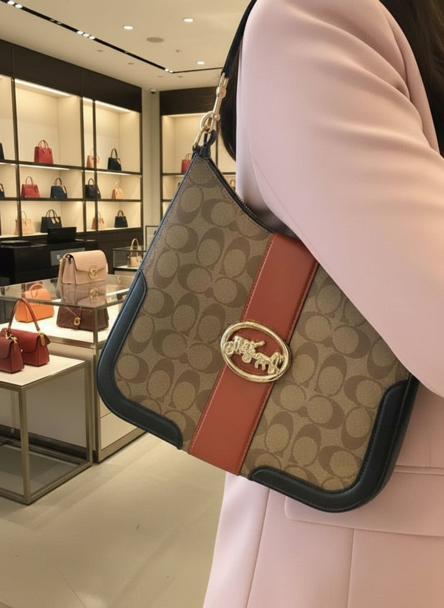 حقيبة كتف/حقيبة كروس بودي من كوتش جورجيا هوبو