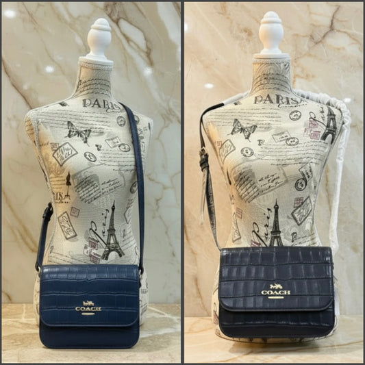 COACH BRYNN FLAP CROSSBODY - MIDNIGHT NAVY