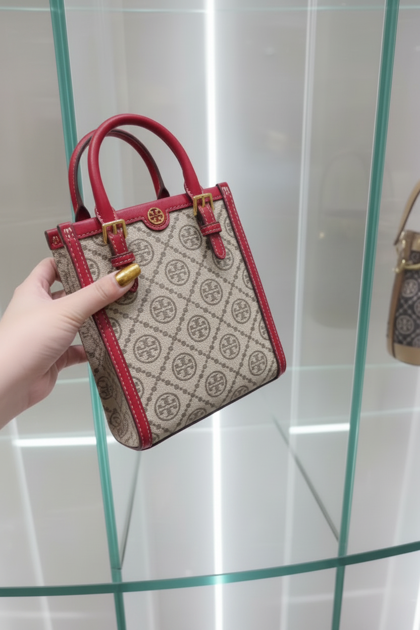SALE‼️‼️TORY BURCH MINI JACQUARD T MONOGRAM TOTE -