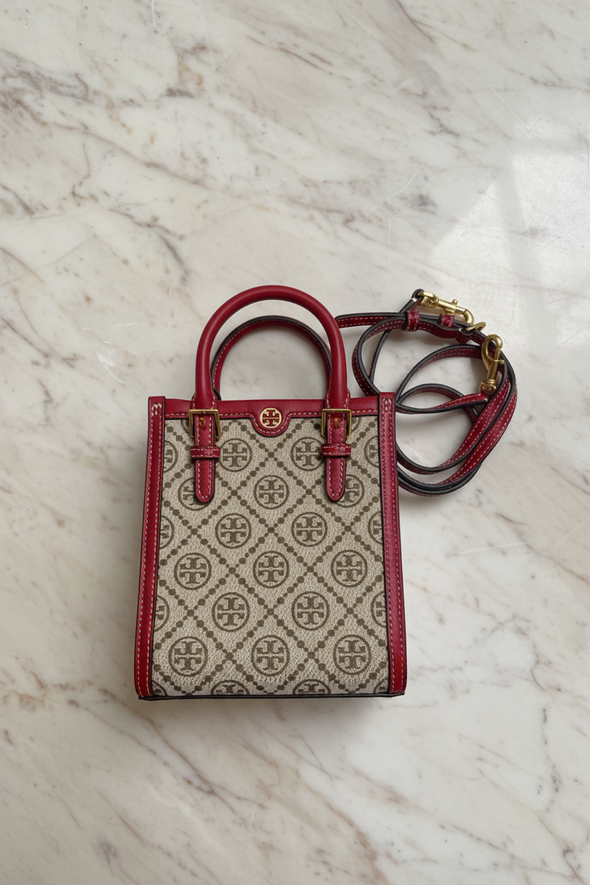 SALE‼️‼️TORY BURCH MINI JACQUARD T MONOGRAM TOTE -