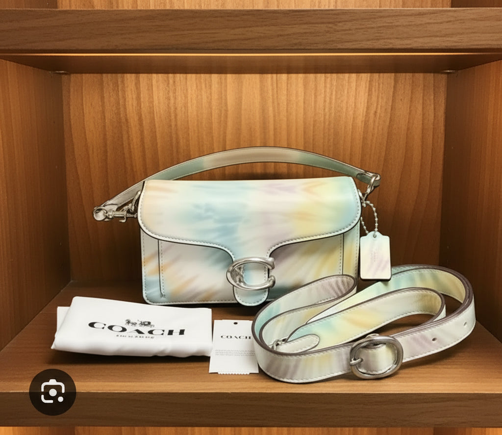 COACH TABBY 20 TIE DYE PRINT SHOULDER BAG/CROSSBODY BAG
