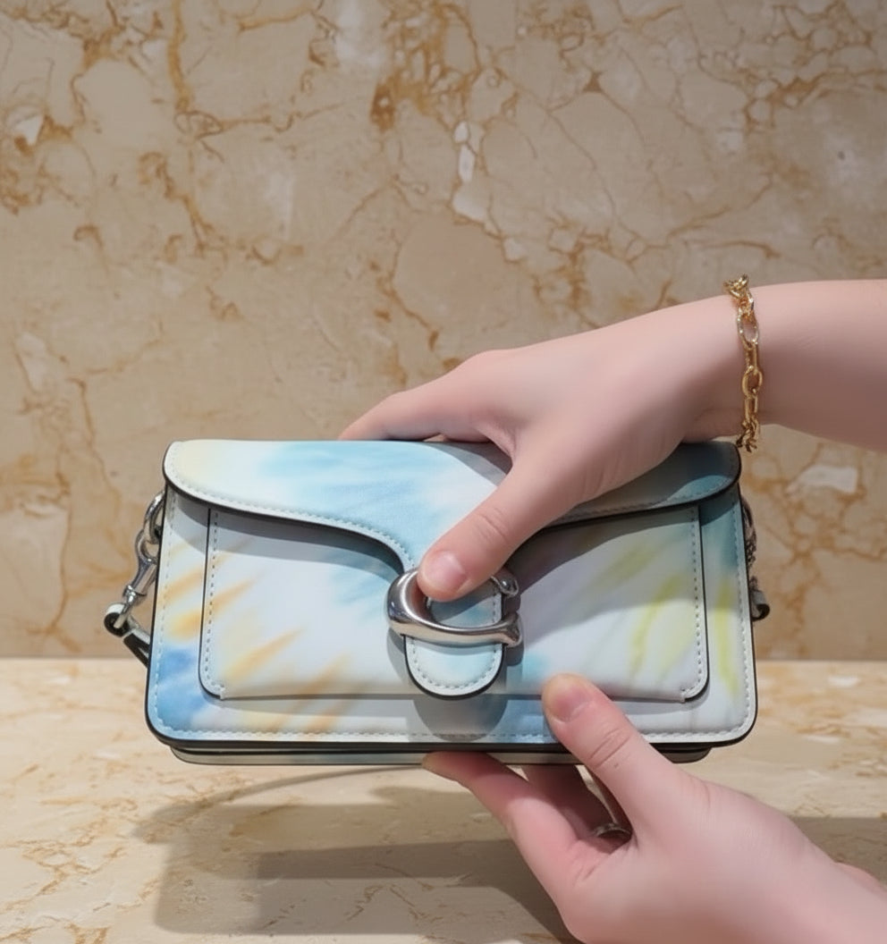 COACH TABBY 20 TIE DYE PRINT SHOULDER BAG/CROSSBODY BAG