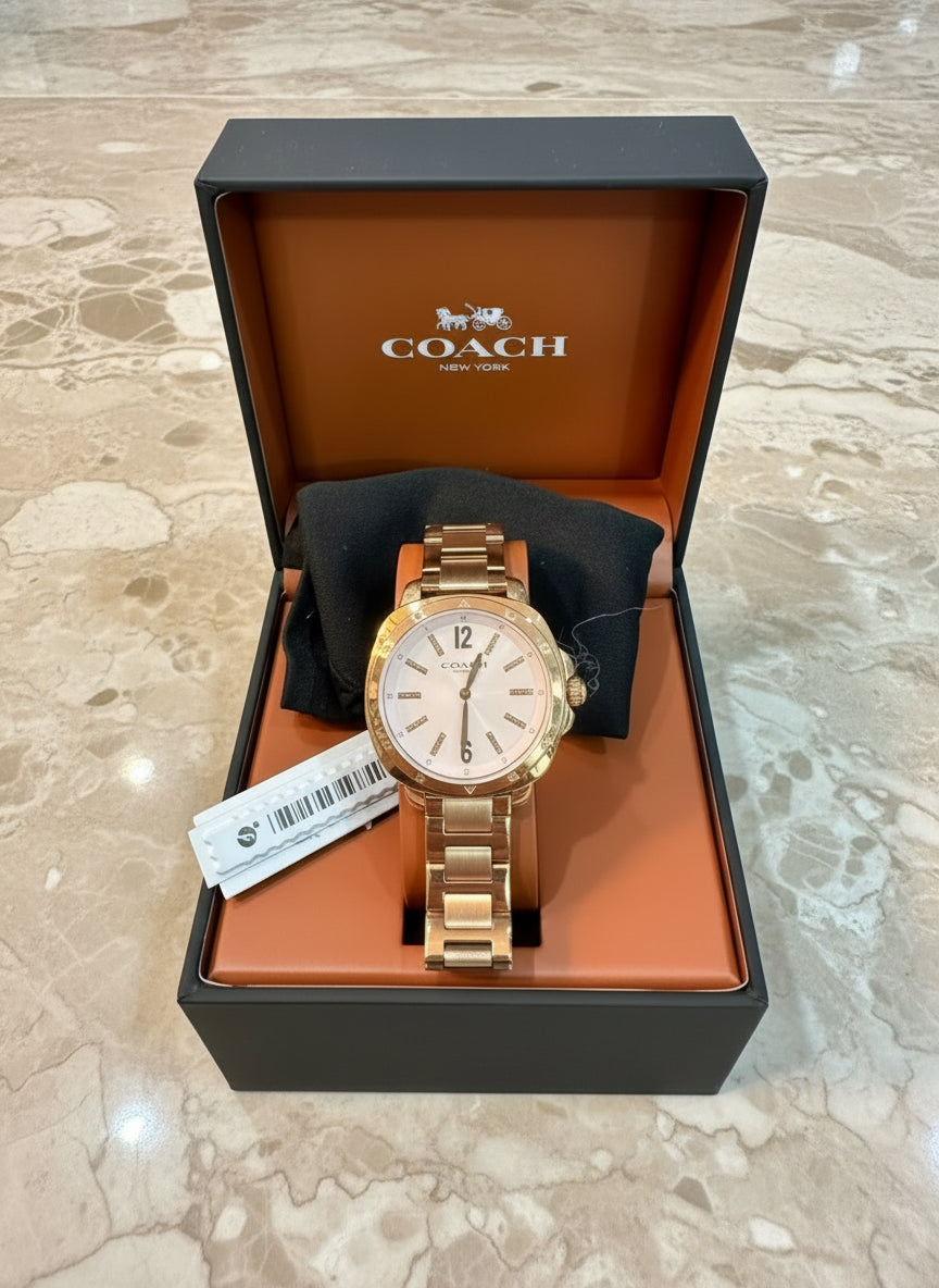 COACH KITT WATCH FOR WOMEN - ROSEGOLD