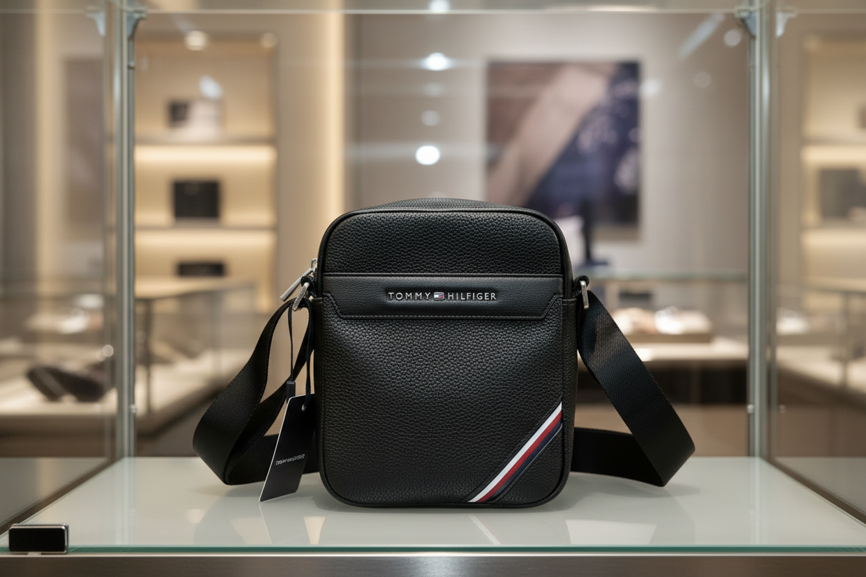 TOMMY HILFIGER MINI REPORTER MEN’S CROSSBODY BAG -