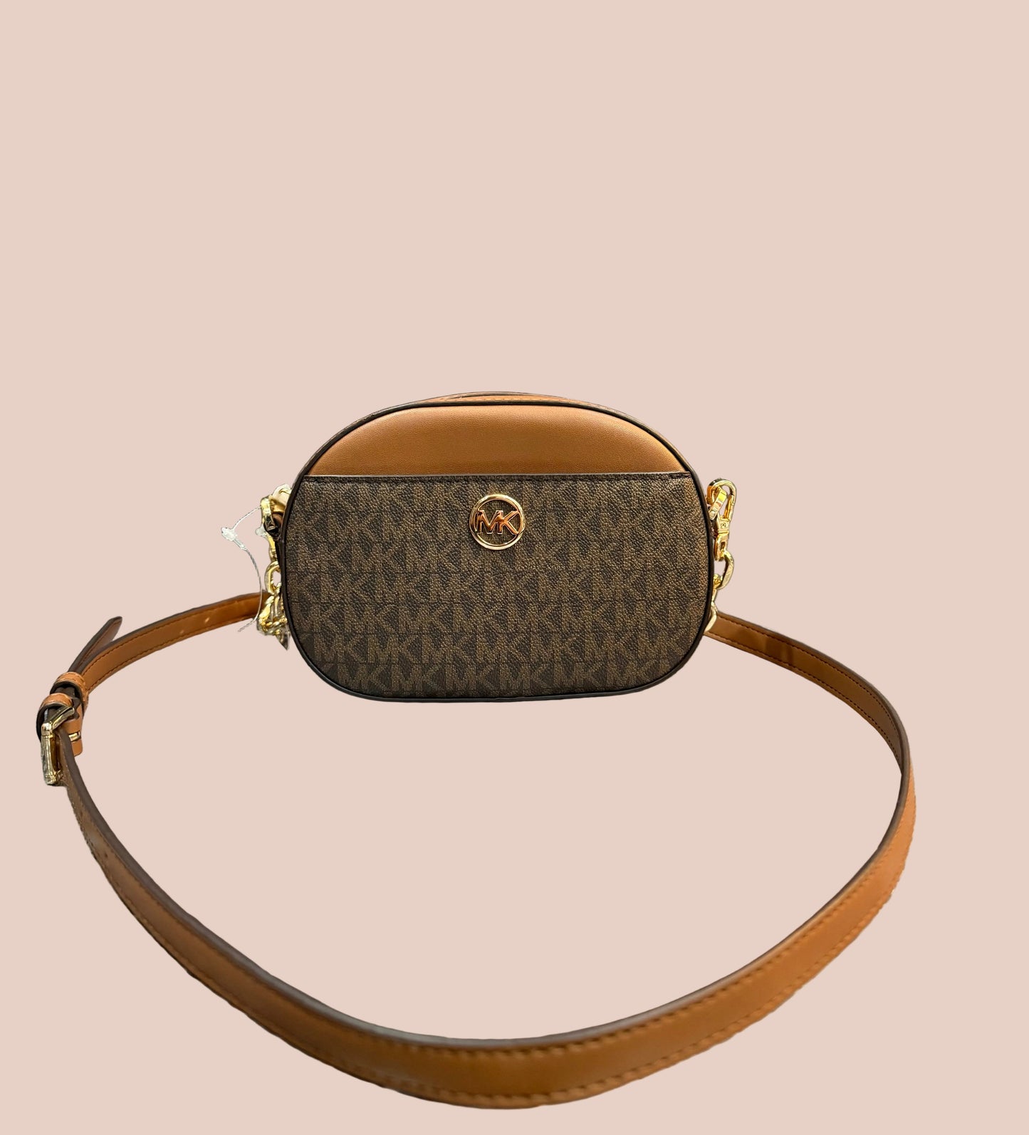 MICHAEL KORS GLAM OVAL CROSSBODY