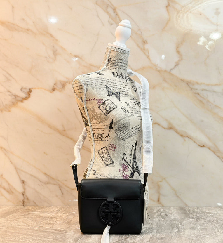 TORY BURCH MILLER CROSSBODY - BLACK