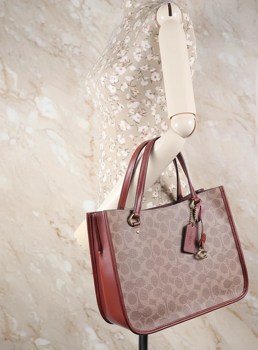 COACH TYLER CARRYALL 28 IN SIGNATURE CANVAS