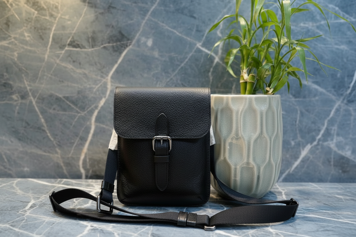 COACH HUDSON SLIM CROSSBODY - BLACK