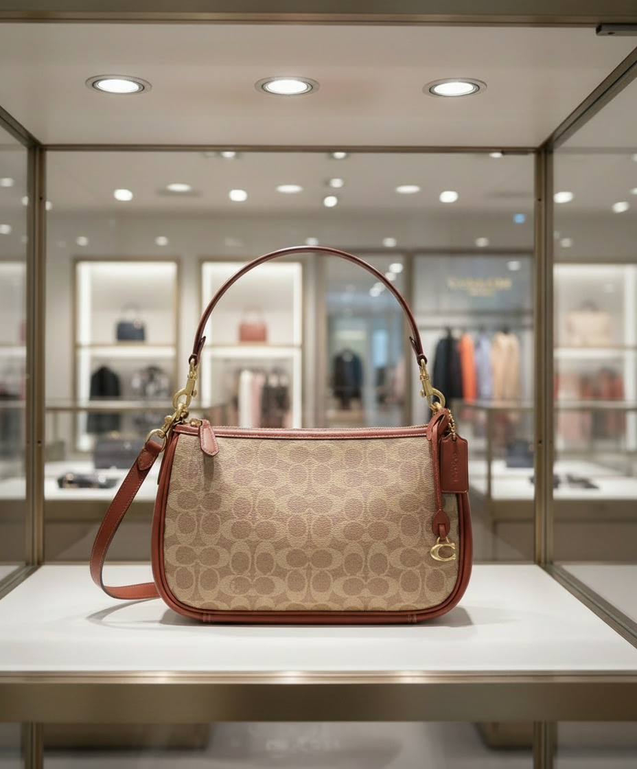 COACH CARY SHOULDER BAG/CROSSBODY BAG IN SIGNATURE CANVAS