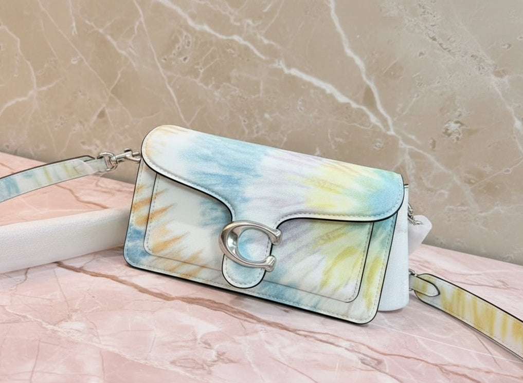 COACH TABBY 20 TIE DYE PRINT SHOULDER BAG/CROSSBODY BAG