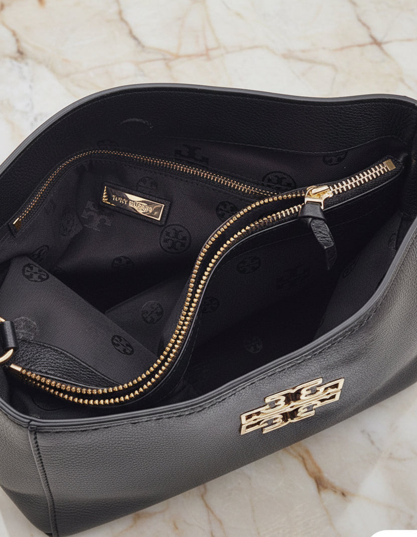 TORY BURCH BRITTEN TRIPLE COMPARTMENT TOTE