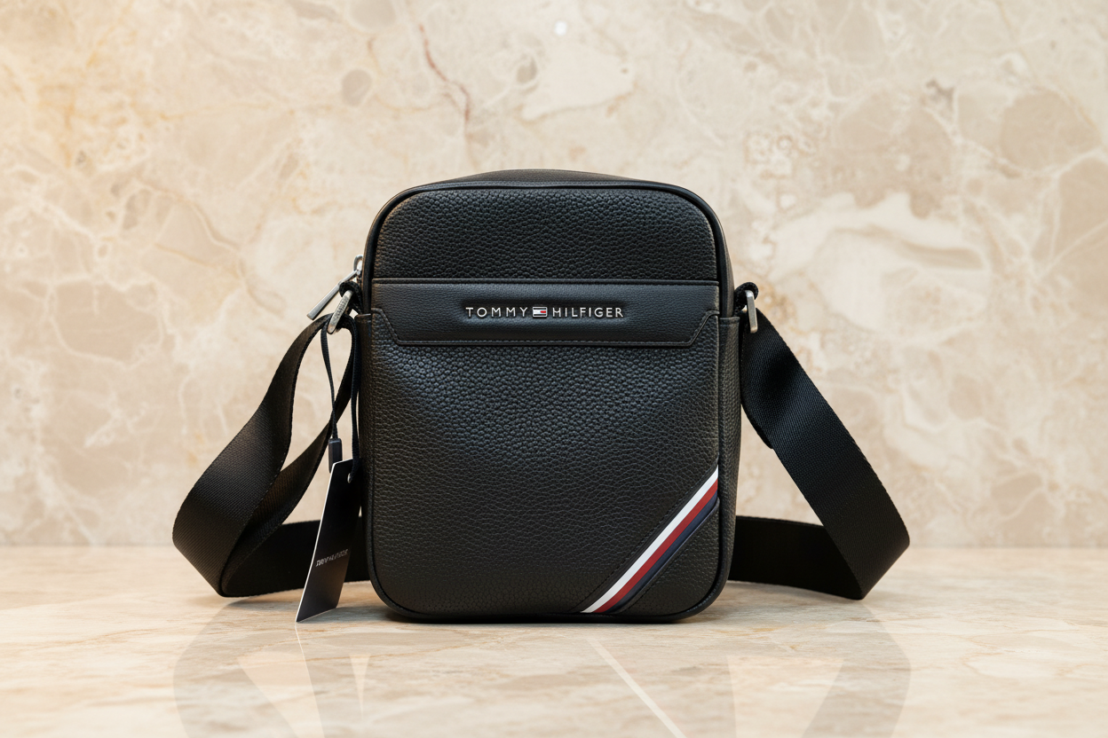 TOMMY HILFIGER MINI REPORTER MEN’S CROSSBODY BAG -