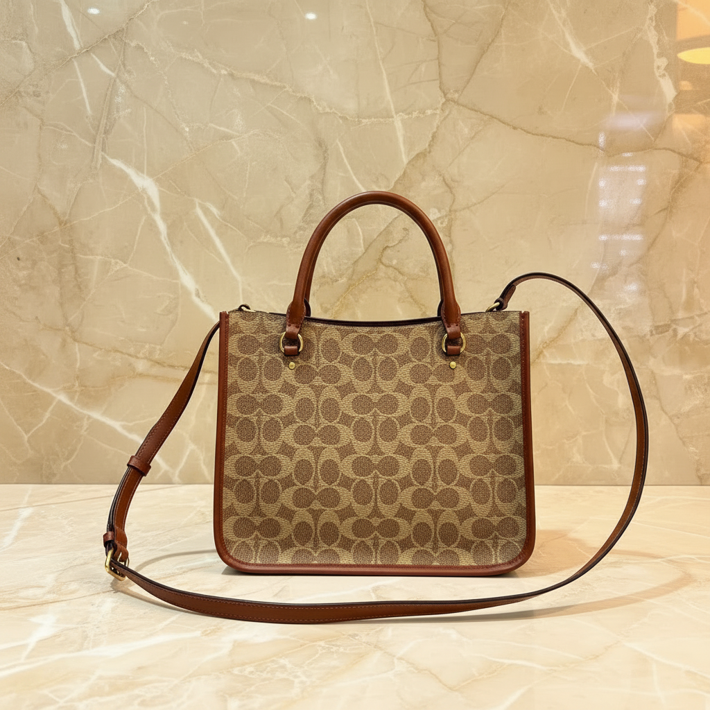 COACH TYLER CARRYALL 28 IN SIGNATURE CANVAS