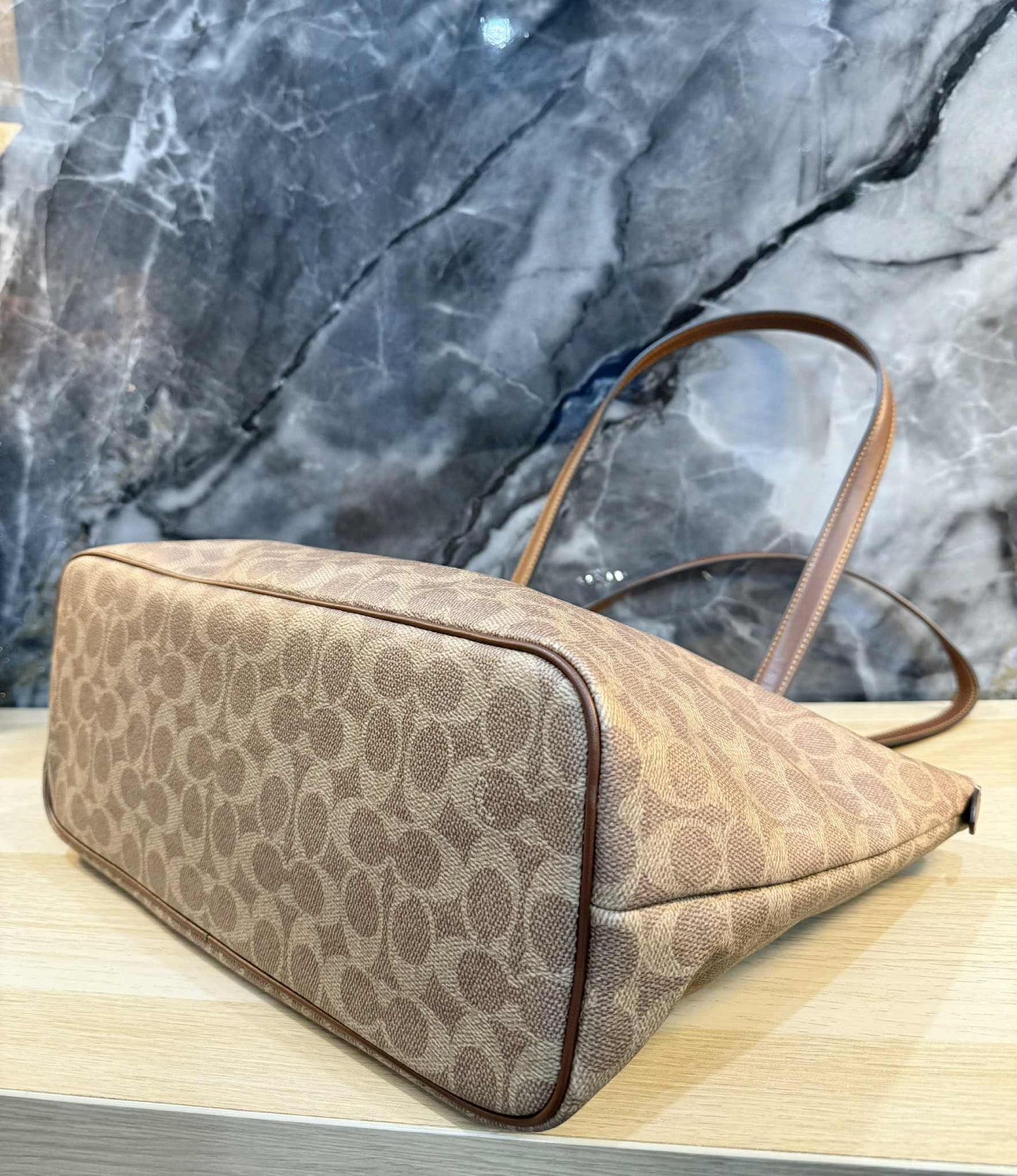 COACH GALLERY TOTE IN SIGNATURE CANVAS