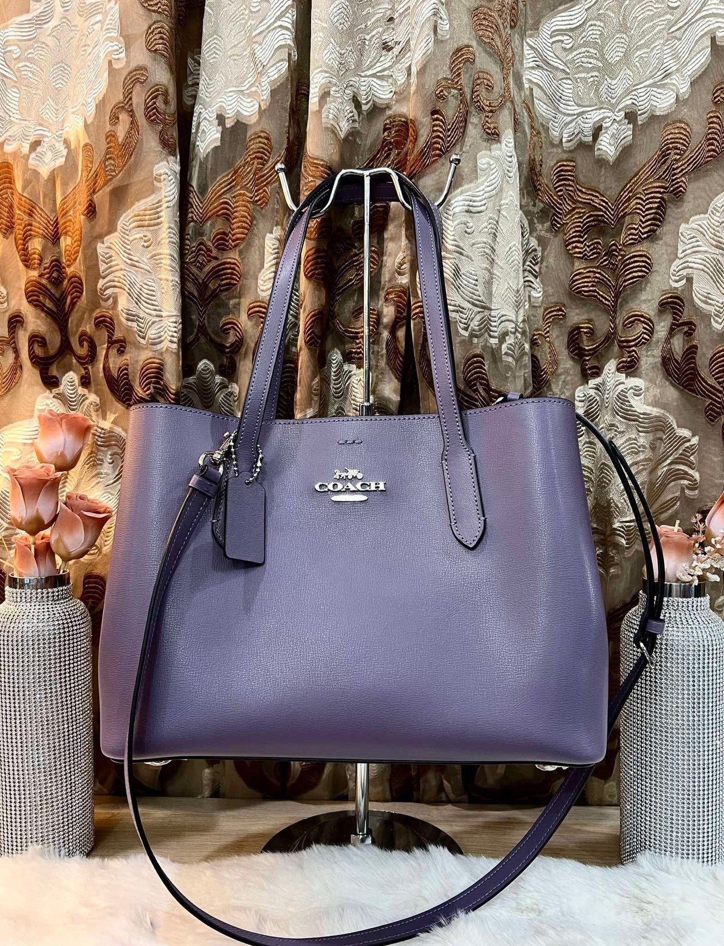 COACH AVENUE CARRYALL - DUSTY/LAVENDER COLOR