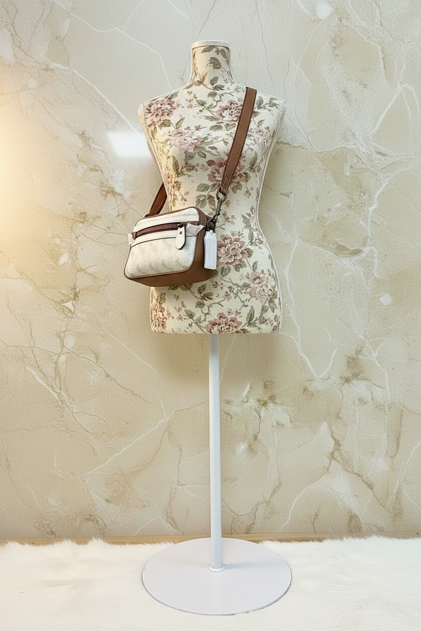 COACH ACADEMY CROSSBODY WITH HORSE & CARRIAGE PRINT
