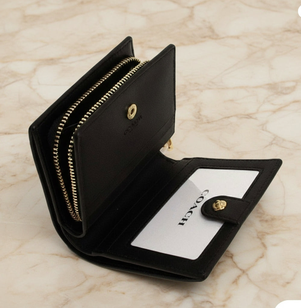 COACH SMALL SNAP BIFOLD WALLET