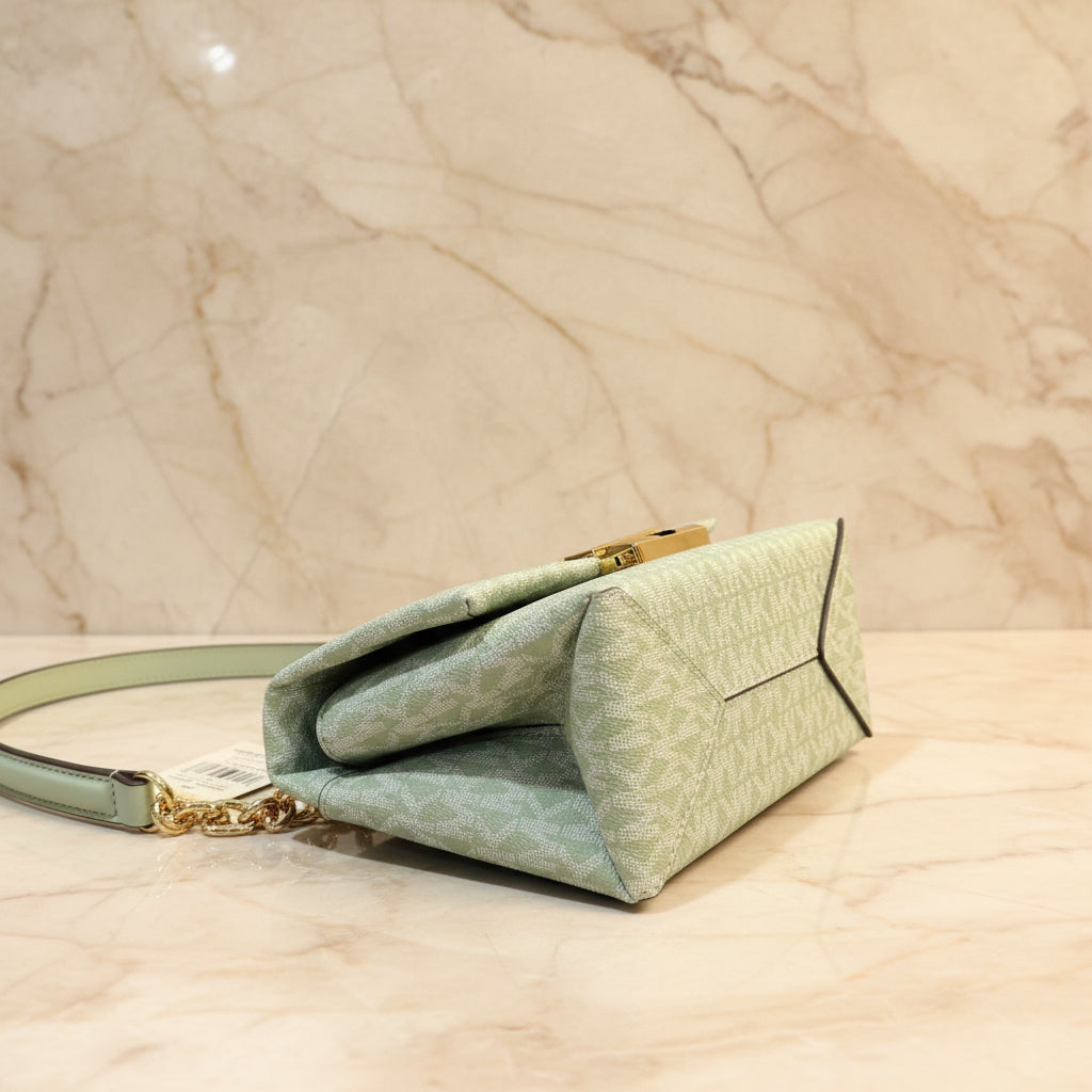 MICHAEL KORS MINI CECE - MONO SEA GREEN