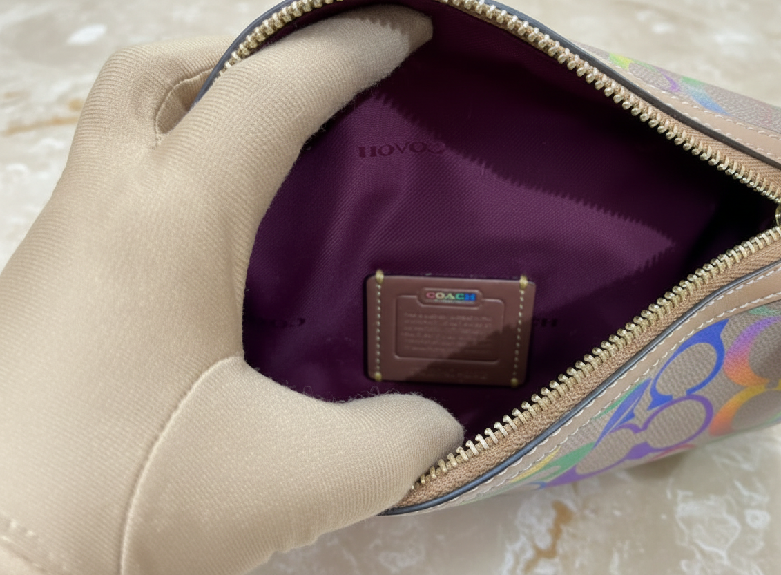 COACH BETHANY WAISTPACK/BELTBAG/BODYBAG - IN RAINBOW SIGNATURE - MISSING PRICE TAG