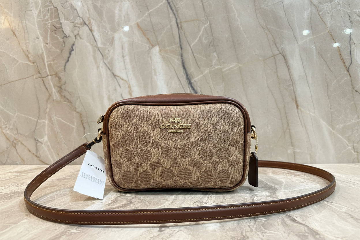 COACH MINI JAMIE - SALE‼️ WITH A TINY PEEL OFF IN FRONT - CAMERA BAG/CROSSBODY